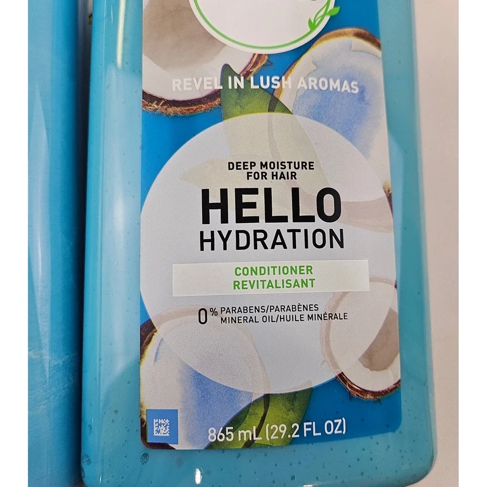 Herbal Essences Hello Hydration Shampoo Conditioner‎ Set Coconut 29.2oz Pump 2pk